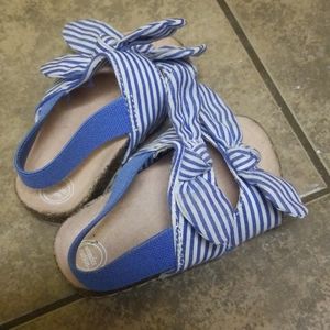 Baby slip-on sandal with strap